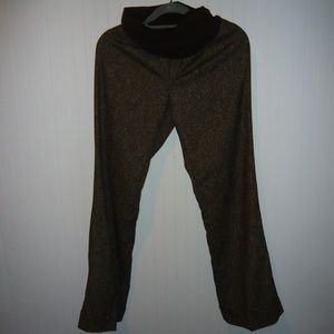 Motherhood Maternity Brown Tweed Trousers